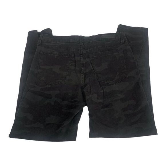 Social Standard By Sanctuary Ankle Skinny Jeans Size 6 Black Camo Womens Pants - Picture 6 of 7